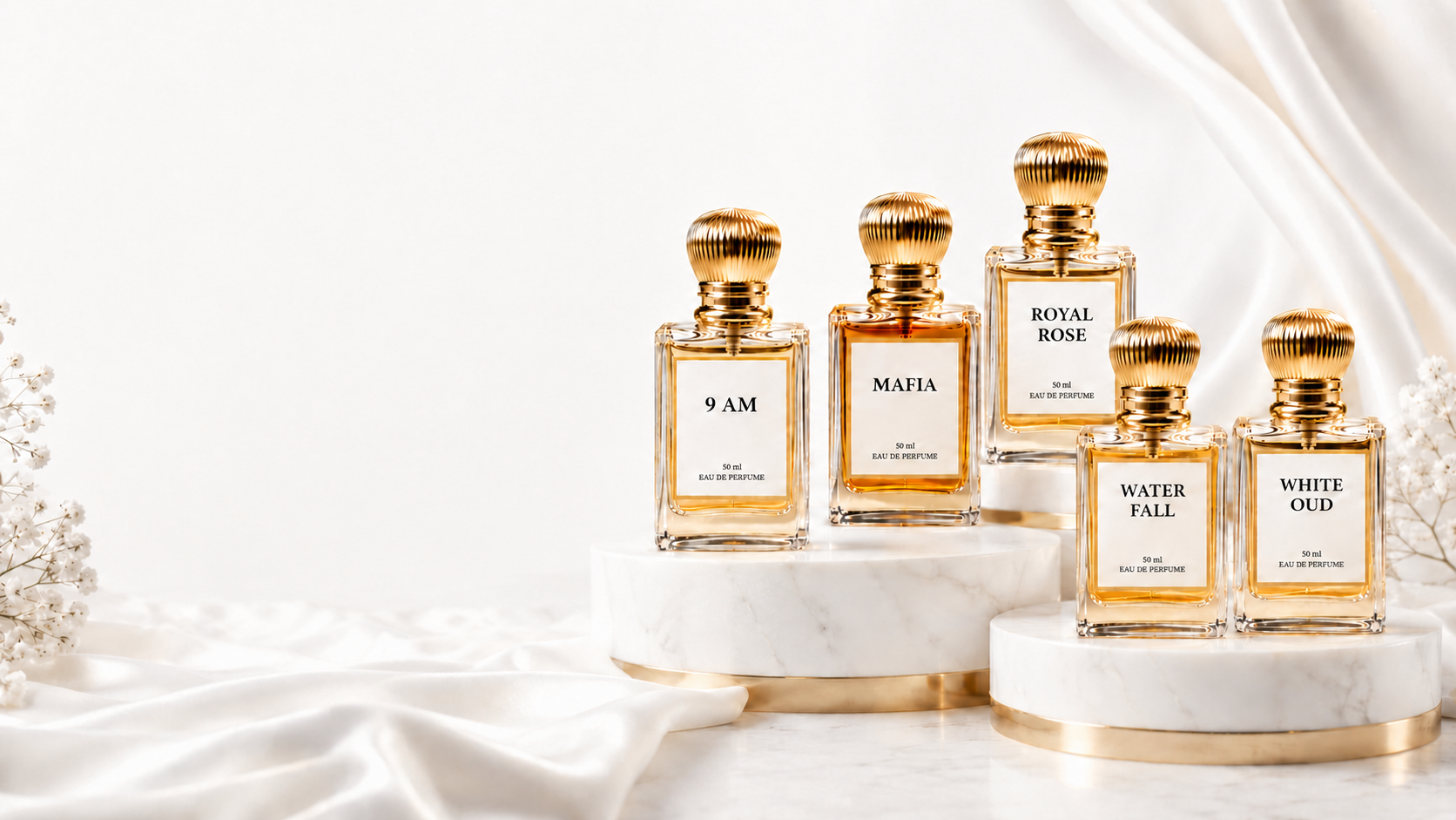 ZaFlora eau de parfum bottles